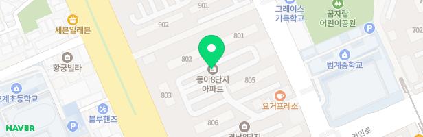 평촌목련8단지경남.동아아파트 809동 놀이터 지도 이미지