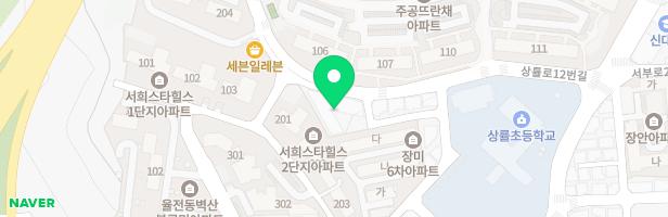 밤밭누리유치원 놀이터(실내) 지도 이미지