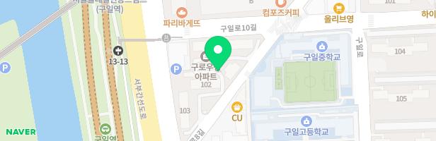 구로 우성아파트 103동측면 놀이터 지도 이미지
