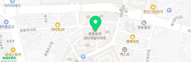 홍릉동부아파트(임대) 놀이시설-SH공사통합관리 지도 이미지