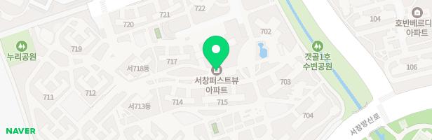 서창 퍼스트뷰 아파트 어린이놀이터1(718동 720동 사이) 지도 이미지