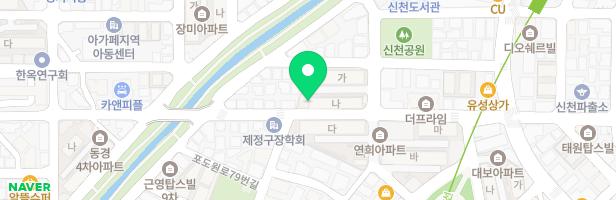시흥 신천동 연희아파트 마~바동 놀이터 지도 이미지