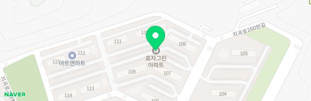 효자그린1차 112동옆 지도 이미지