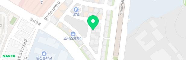 꿈틀이 어린이공원 놀이터 지도 이미지