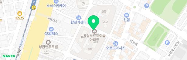 거제유림노르웨이숲아파트 2단지 어린이놀이터(201동) 지도 이미지