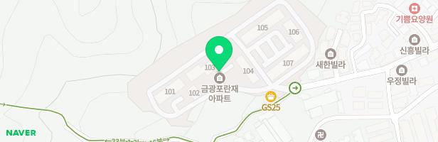 금광포란재1차아파트101동놀이터 지도 이미지