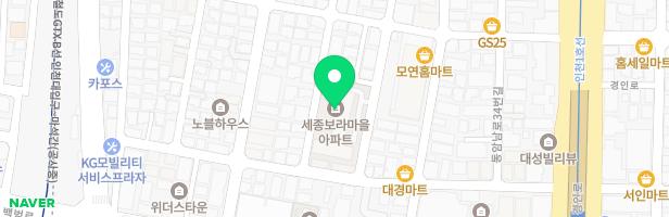 세종보라아파트 어린이놀이터 지도 이미지