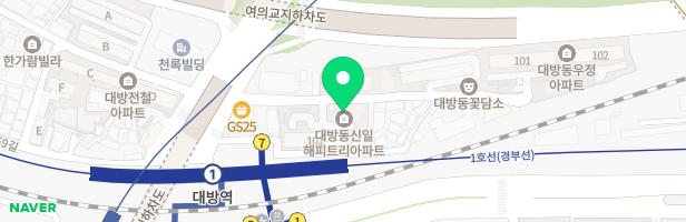 신일해피트리아파트 101동 앞 놀이터 지도 이미지