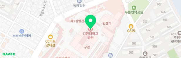 강원대병원 어린이병원 지상 5층 놀이터 지도 이미지