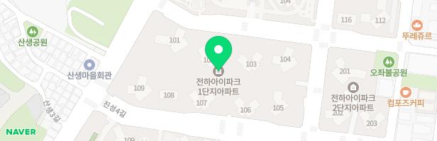 울산현대아이파크 102동 놀이터 지도 이미지