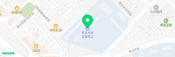 목포서부유치원 놀이시설 지도 이미지