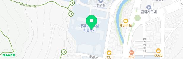 공주교육대학교부설초등학교 놀이시설 지도 이미지