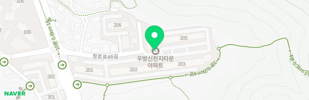 우방신천지타운 관리동 지도 이미지