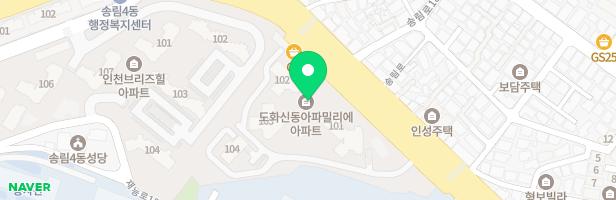 도화신동아파밀리에 102동 놀이터 지도 이미지