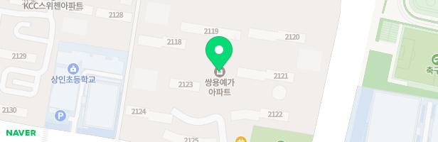 다정한마을 쌍용예가아파트 3/3(2120동) 지도 이미지