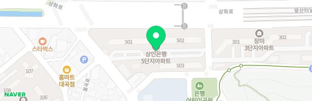 은행아파트 놀이시설2(관리사무소 뒤) 지도 이미지