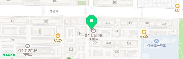 성서한빛마을 놀이터7(306동 앞) 지도 이미지