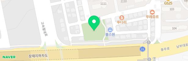 신도시10호 장재울공원 내 놀이터 지도 이미지