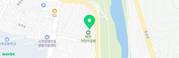 백전어린이소공원 놀이터 지도 이미지