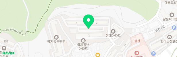 강변맨션 101동 옆 놀이터 지도 이미지