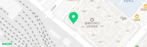 유천포스코더샵아파트 2놀이터 지도 이미지