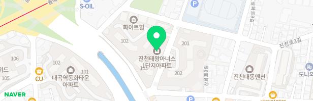 진천태왕아너스1단지 놀이터 지도 이미지