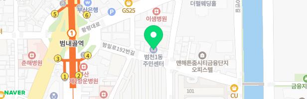 범천풍림아이원 지도 이미지