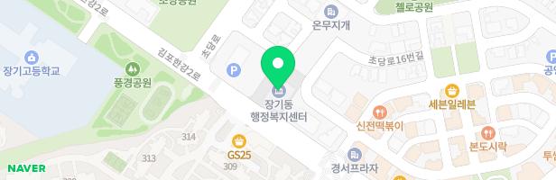 중흥S클래스 리버티아파트 어린이놀이터1(318동 앞) 지도 이미지