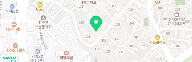 개봉동현대아파트 124동 놀이터 지도 이미지