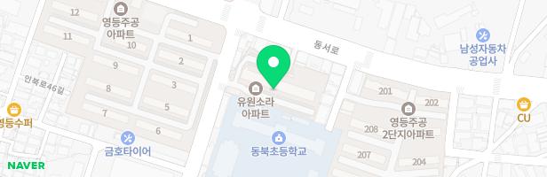 영등 유원소라아파트 지도 이미지