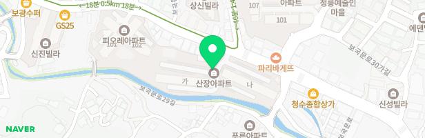 정릉 산장아파트 지도 이미지
