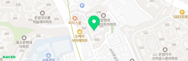돈암 힐스테이트 지도 이미지