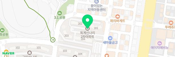 옥계 신나리2차 아파트 어린이 놀이시설 지도 이미지