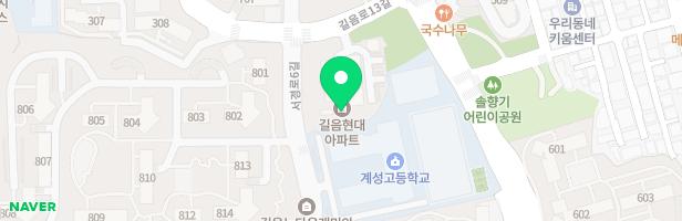 길음 현대(임의단지)아파트 지도 이미지