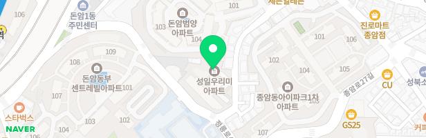 돈암 성일우리미(임의단지)아파트 지도 이미지
