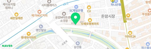 동소문 동일하이빌 지도 이미지