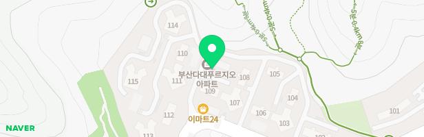 다대푸르지오아파트 110동 놀이터 지도 이미지