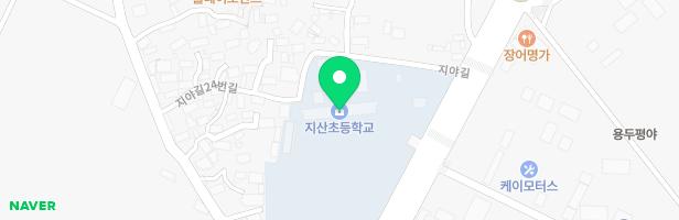 광주지산초등학교 병설유치원 놀이시설 지도 이미지