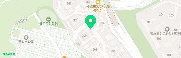 관악벽산블루밍아파트(임대) 301동 어린이놀이시설 지도 이미지