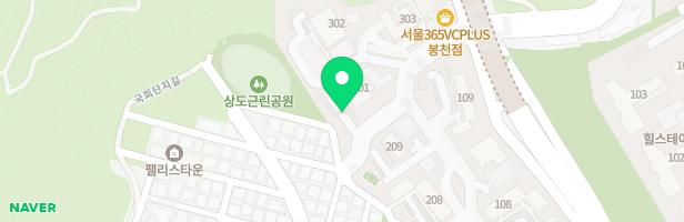 관악벽산블루밍아파트(임대) 303동 어린이놀이시설 지도 이미지