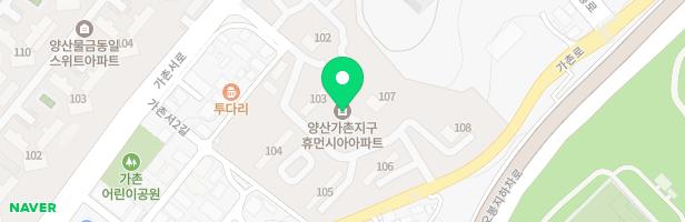 양산가촌휴먼시아아파트(104동) 지도 이미지