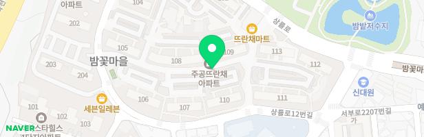 밤꽃마을뜨란채아파트111동옆놀이터 지도 이미지
