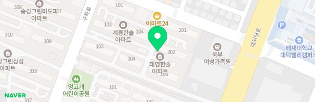 한솔아파트 203동옆 놀이터 지도 이미지
