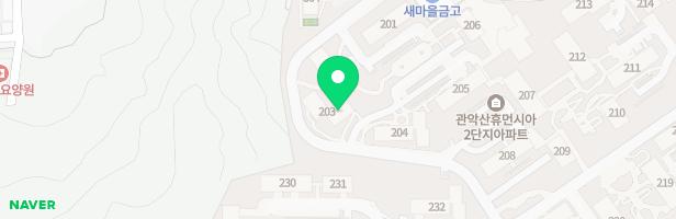 관악산휴먼시아아파트 어린이놀이시설(203동옆) 지도 이미지