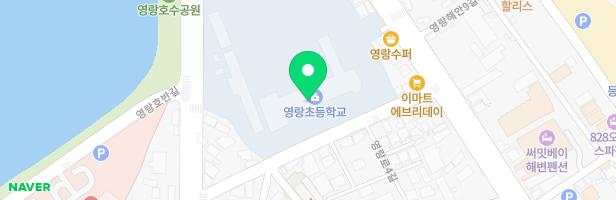 영랑초등학교 중앙 안쪽 놀이터 지도 이미지