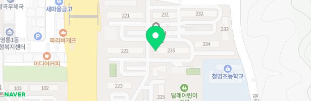 영통벽산풍림아파트 221동 앞 놀이터 지도 이미지