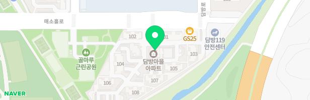 담방마을아파트106동앞어린이놀이터 지도 이미지