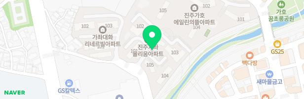 가좌올리움아파트 복리동 앞 지도 이미지