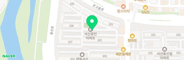 서신광진아파트 103동앞 놀이터 지도 이미지