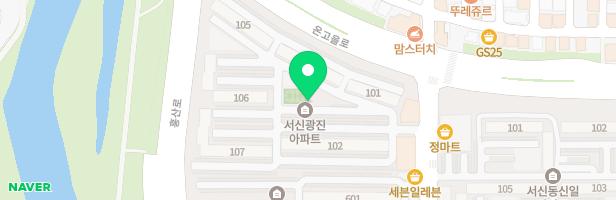 서신광진아파트 105동앞 놀이터 지도 이미지